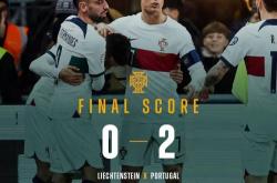 168资讯网-欧洲杯-C罗破门坎塞洛建功 葡萄牙2-0列支敦士登