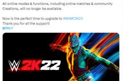 168资讯网-WWE 2K22明年1月关闭服务器 以后或将下架