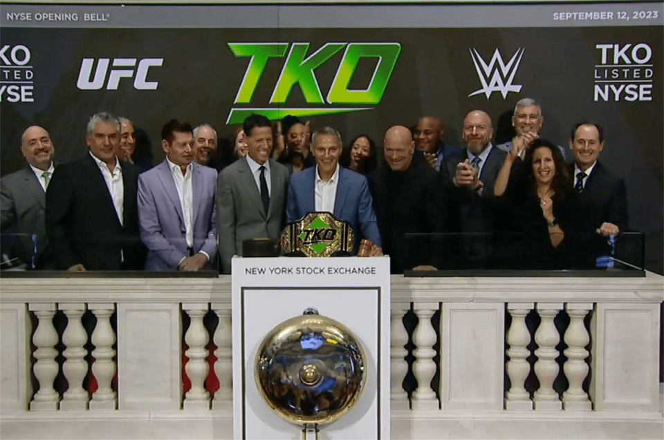 WWE:UFC与WWE合作成立的新公司在纽约交易所上市